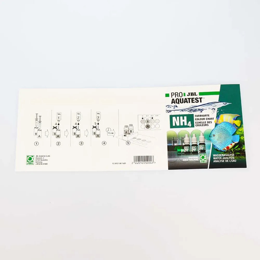 JBL ProAquaTest NH4 Ammonium – Vattentest för ammonium (50 tester)