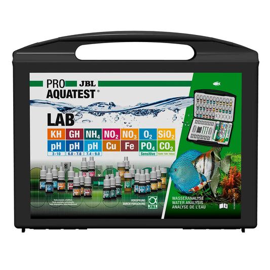 JBL ProAquaTest Lab – Komplett professionell testväska med 13 vattenanalyser