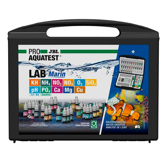 JBL ProAquaTest LabMarin – Komplett testväska för saltvatten (22 tester)