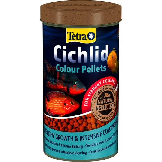 Tetra Cichlid Colour Pellets 500ml