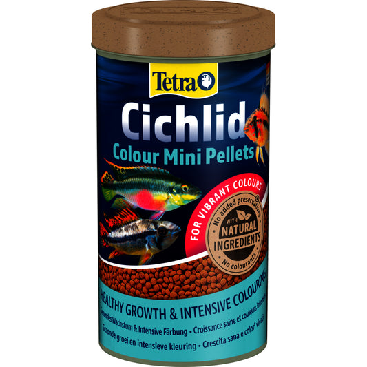 Tetra Cichlid Colour Mini Pellets 500ml