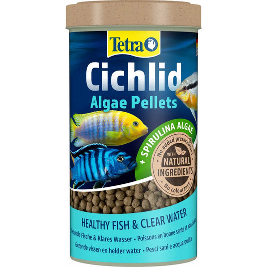 Tetra Cichlid Algae Pellets 500 ml/165 g – spirulinapellets för ciklider