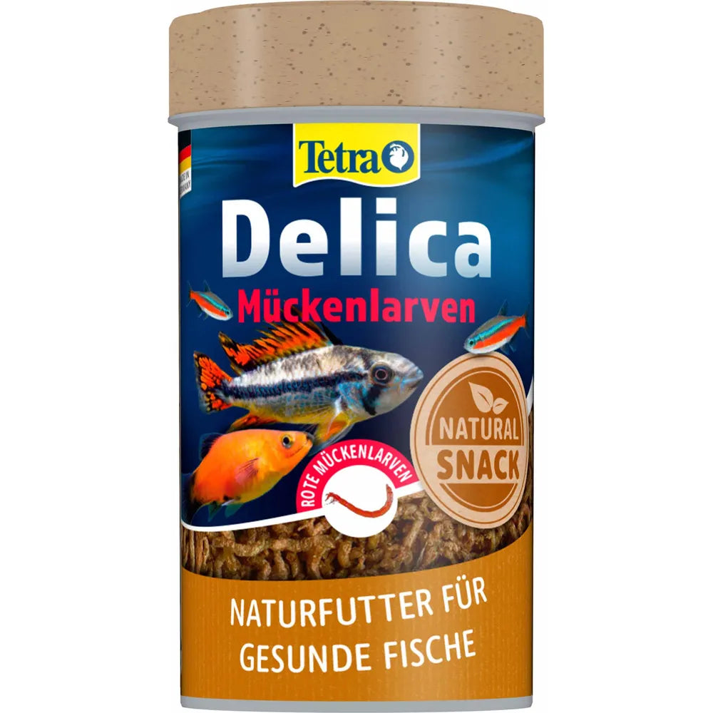 Tetra Delica Bloodworms frystorkade röda mygglarver – 100 ml
