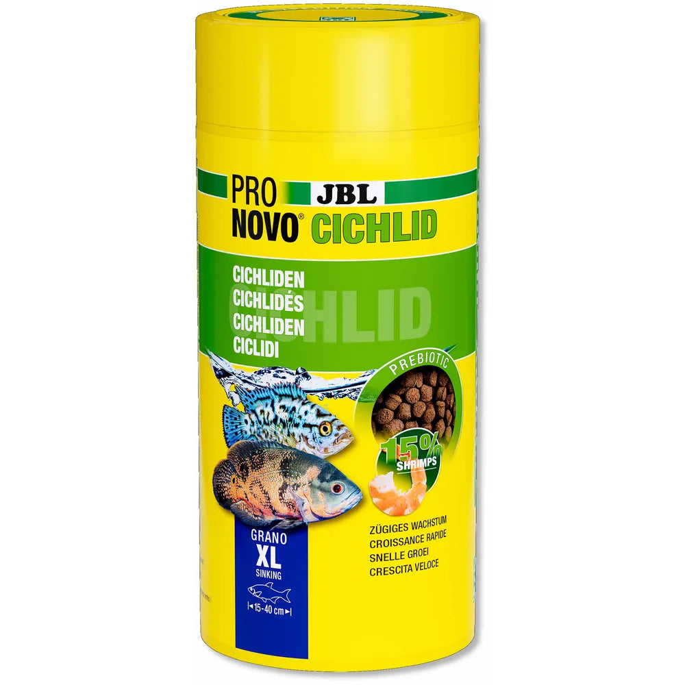 JBL ProNovo Cichlid Grano XL 1 l – sjunkande granulat för stora ciklider