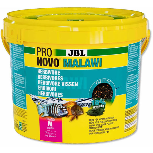 JBL ProNovo Malawi Grano M 5,5 l – granulat för algätande ciklider