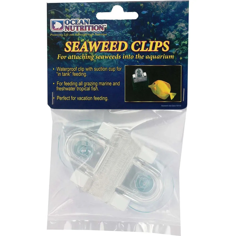 Ocean Nutrition Seaweed Clips 2-pack – Algklämmor med sugkoppar