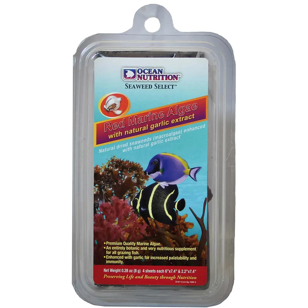 Ocean Nutrition Seaweed Select Red Marine Algae 8 g – Röda algark med vitlök