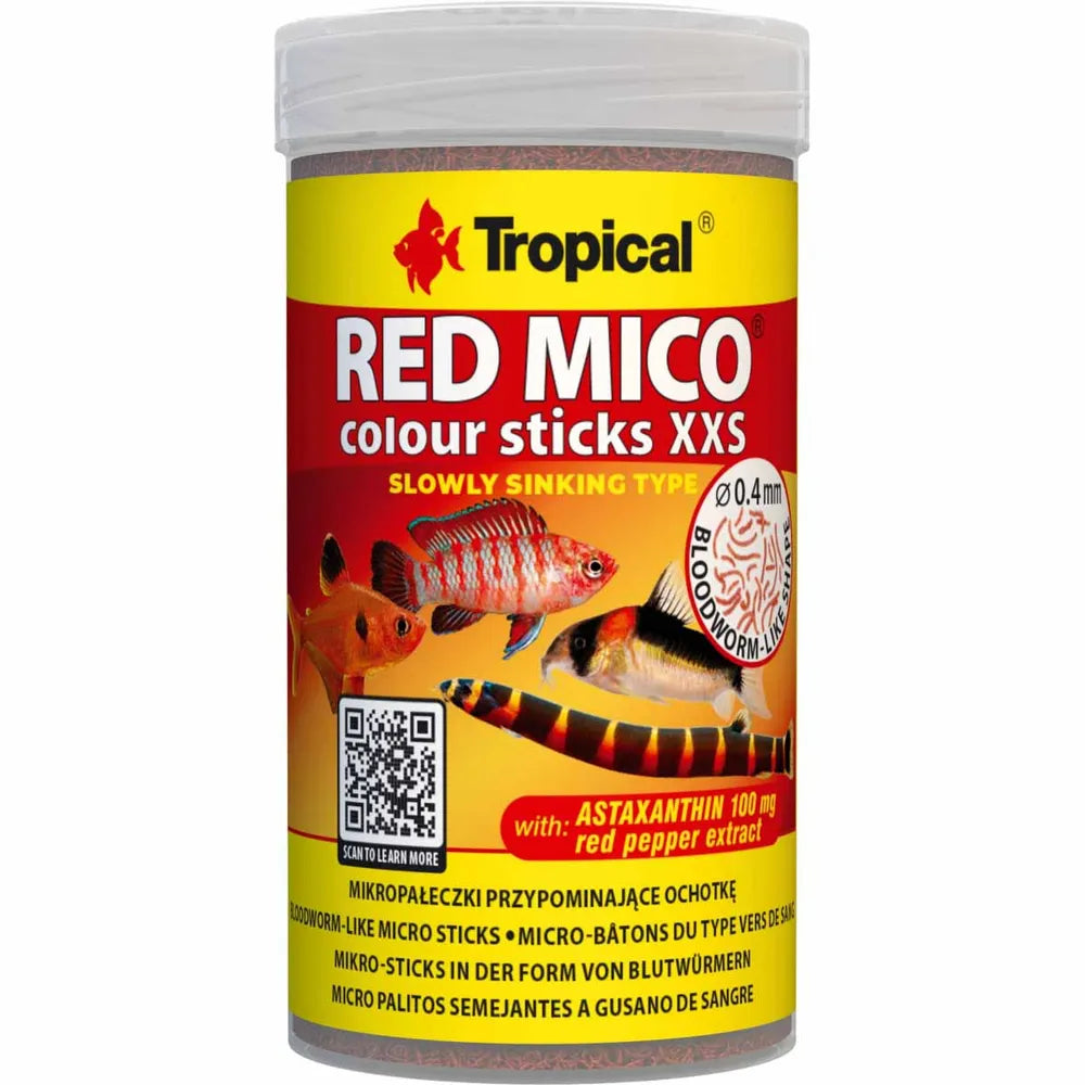 Tropical Red Mico Colour Sticks XXS – färgförstärkande mikrosticks