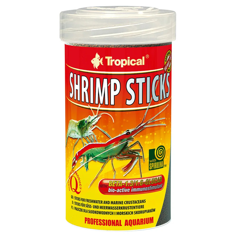 Tropical Shrimp Sticks – sjunkande foder för räkor och kräftdjur