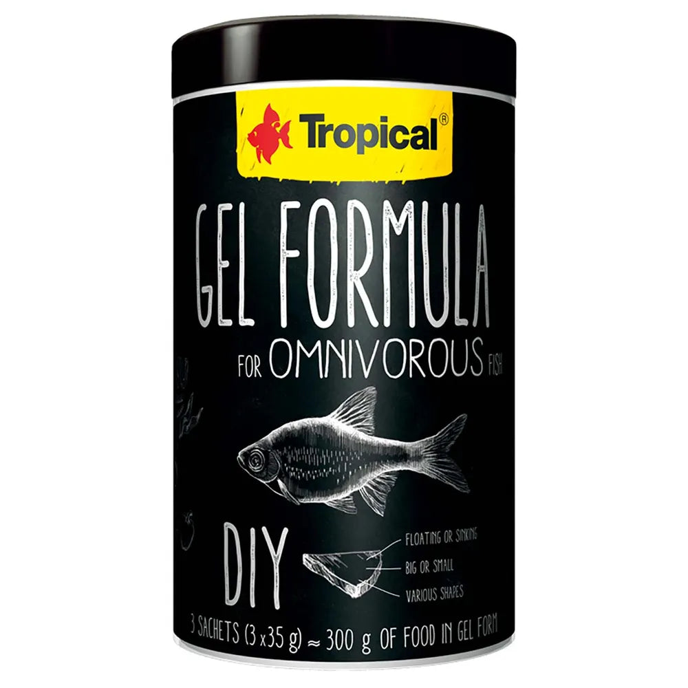 Tropical Gel Formula Omnivore 1000 ml/105 g (3 × 35 g) – gelfoder
