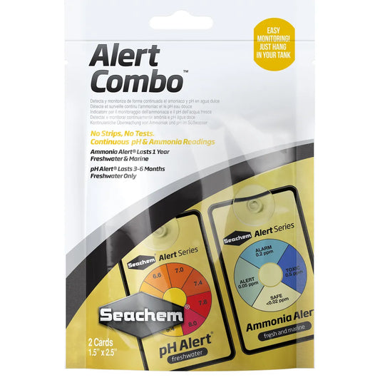 Seachem Alerts Combo Pack 6 Month – pH- och Ammoniakövervakning för akvarium