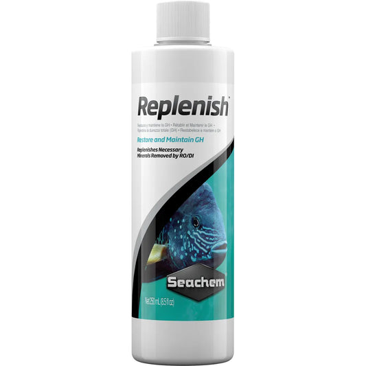 Seachem Replenish 250ml – Återställer mineralbalansen i akvariet