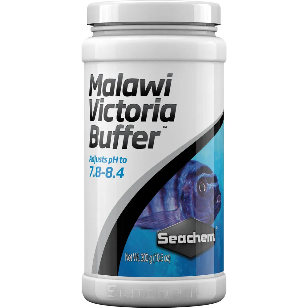 Seachem Malawi/Victoria Buffer – Höjer pH till 7.8–8.4 för Malawi- & Victoria-ciklider