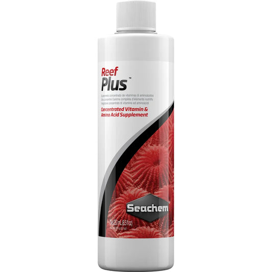 Seachem Reef Plus 250ml – Fullspektrat revtillskott med vitaminer, aminosyror & spårämnen