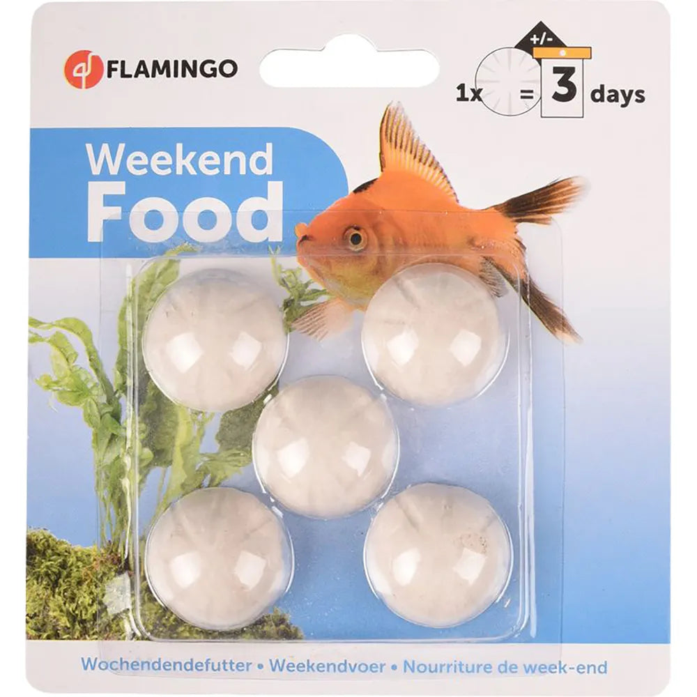 Flamingo Weekend Food 5-pack – helgfoder för akvariefiskar