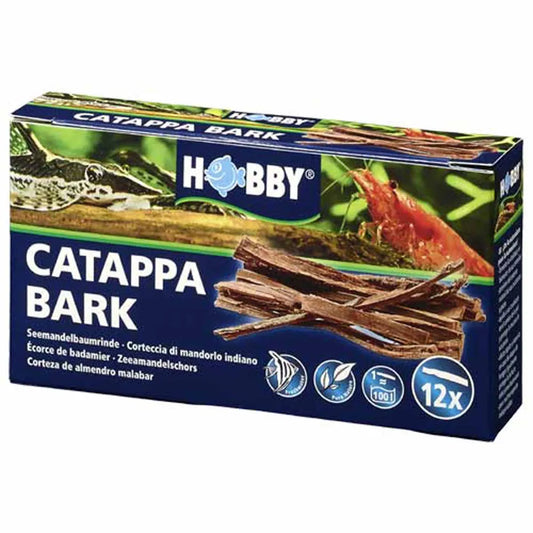 Hobby Catappa Bark 20g – Naturlig vattenvård för akvarium