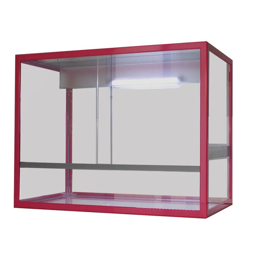 Terrarium Aluminiumram 65x34x50cm 110l Rosa