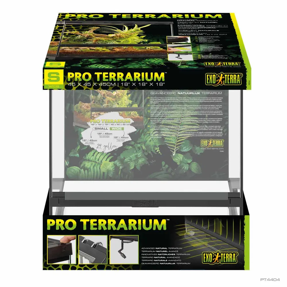 Exo Terra Pro Terrarium Small Wide – Glasterrarium 45×45×45cm