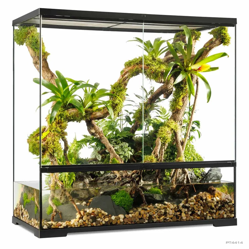 Exo Terra Pro Paludarium Large X-Tall 90×45×90cm – Avancerat paludarium för land- och vattenmiljö