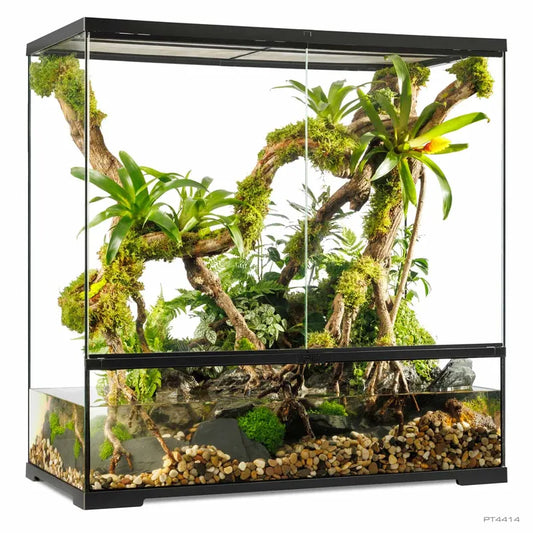 Exo Terra Pro Paludarium Large X-Tall 90×45×90cm – Avancerat paludarium för land- och vattenmiljö
