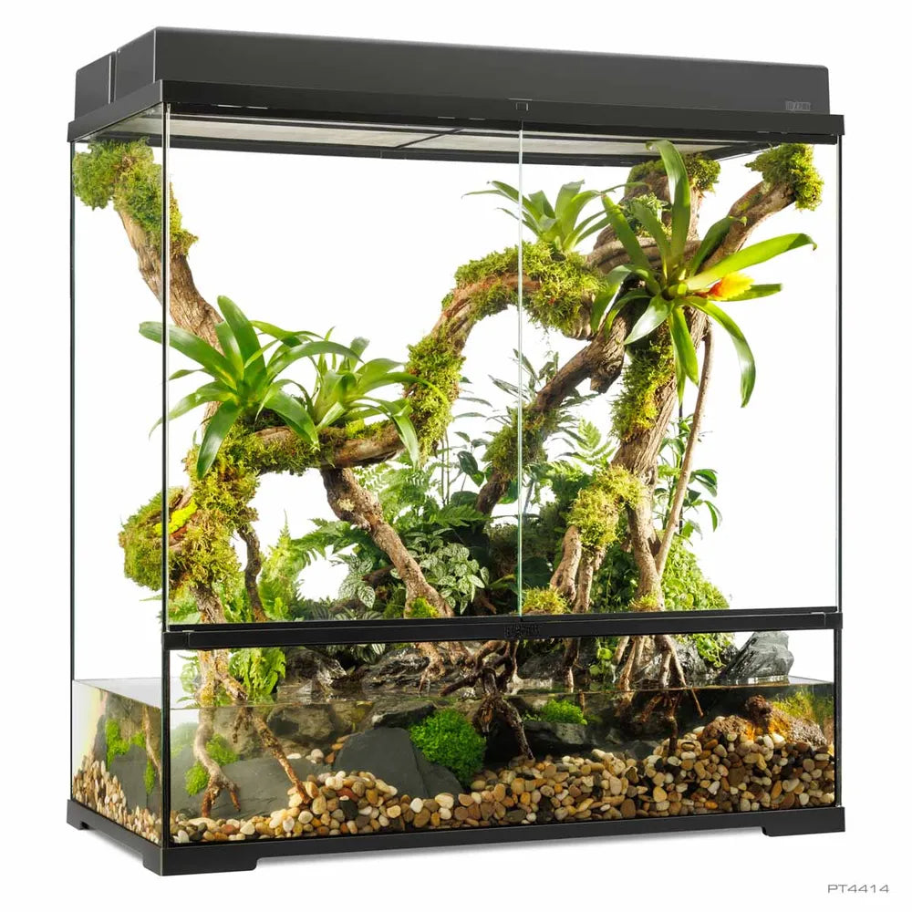 Exo Terra Pro Paludarium Large X-Tall 90×45×90cm – Avancerat paludarium för land- och vattenmiljö