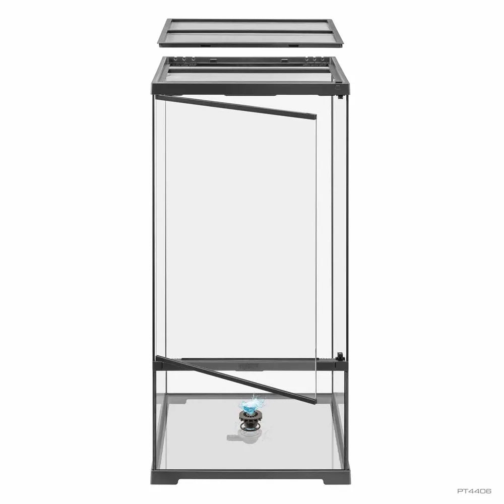 Exo Terra Pro Paludarium Small X-Tall 45×45×90cm – Avancerat paludarium för land- och vattenmiljö