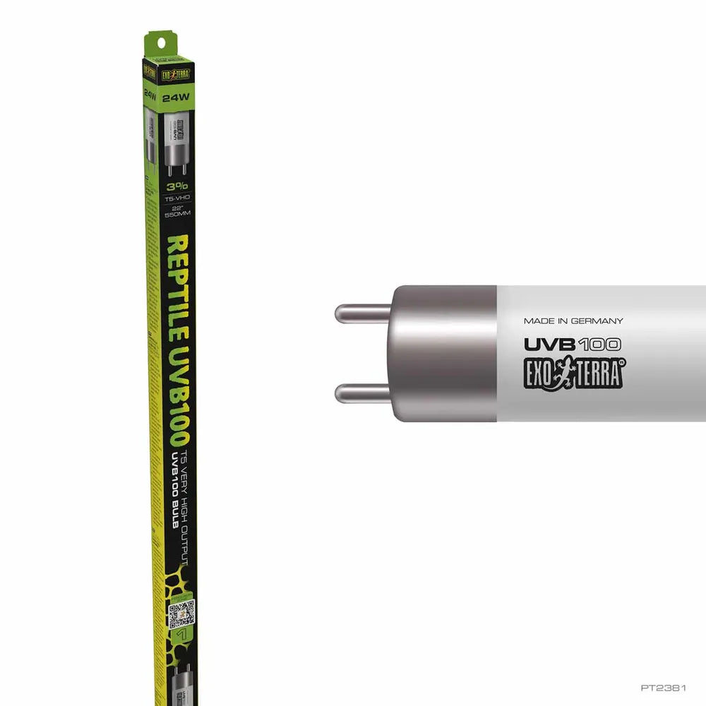 Exo Terra Reptile UVB100 T5 – T5 VHO UVB-lysrör för tropiska reptiler
