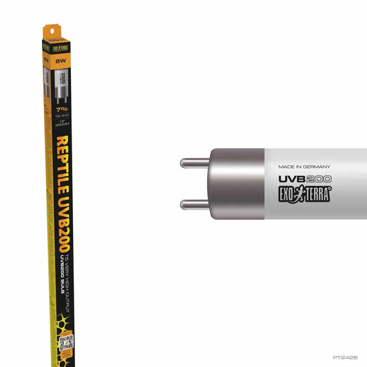 Exo Terra Reptile UVB200 T5 – T5 VHO UVB-lysrör för tropiska reptiler