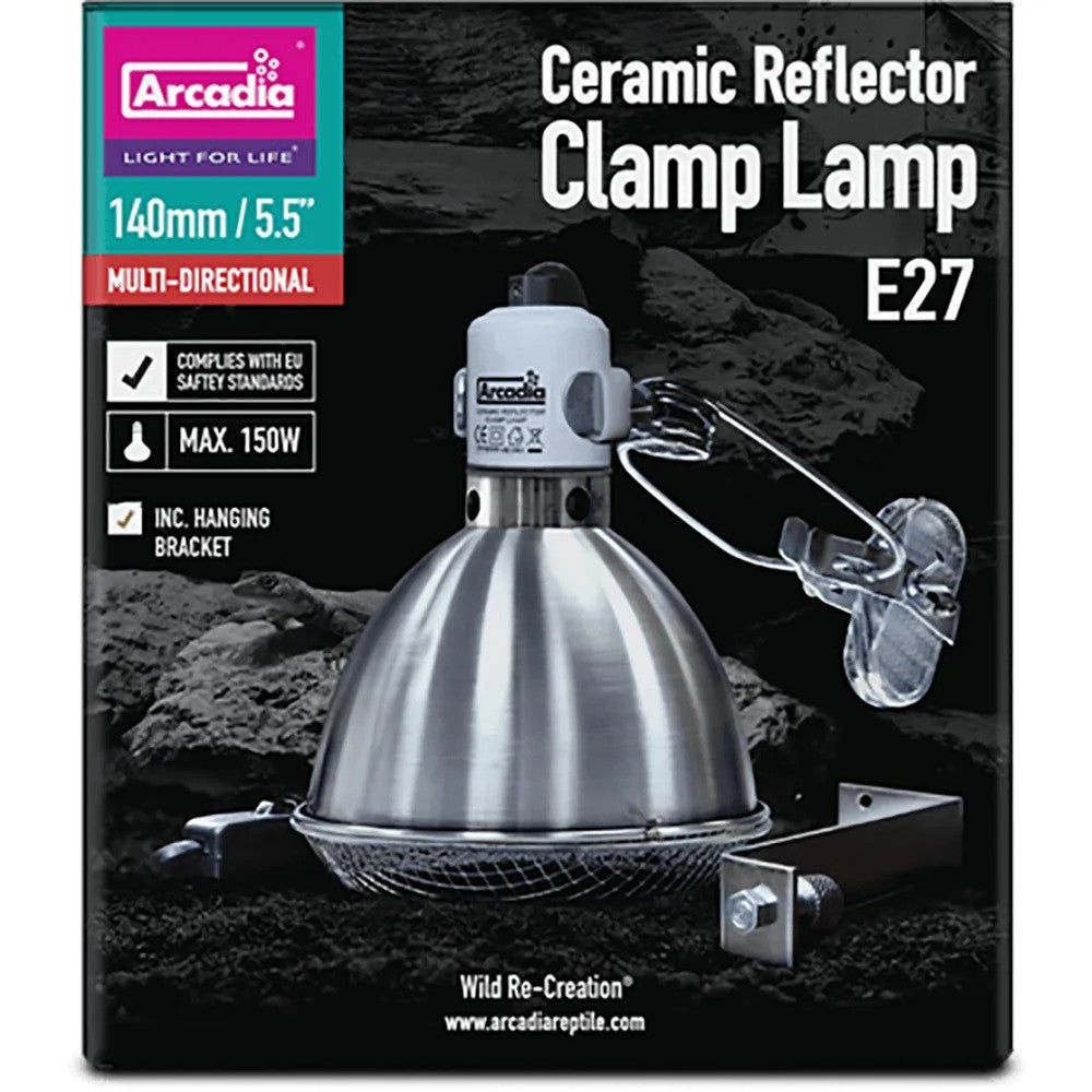 Arcadia Reptile ClampLamp 14cm Aluminium Max.80W