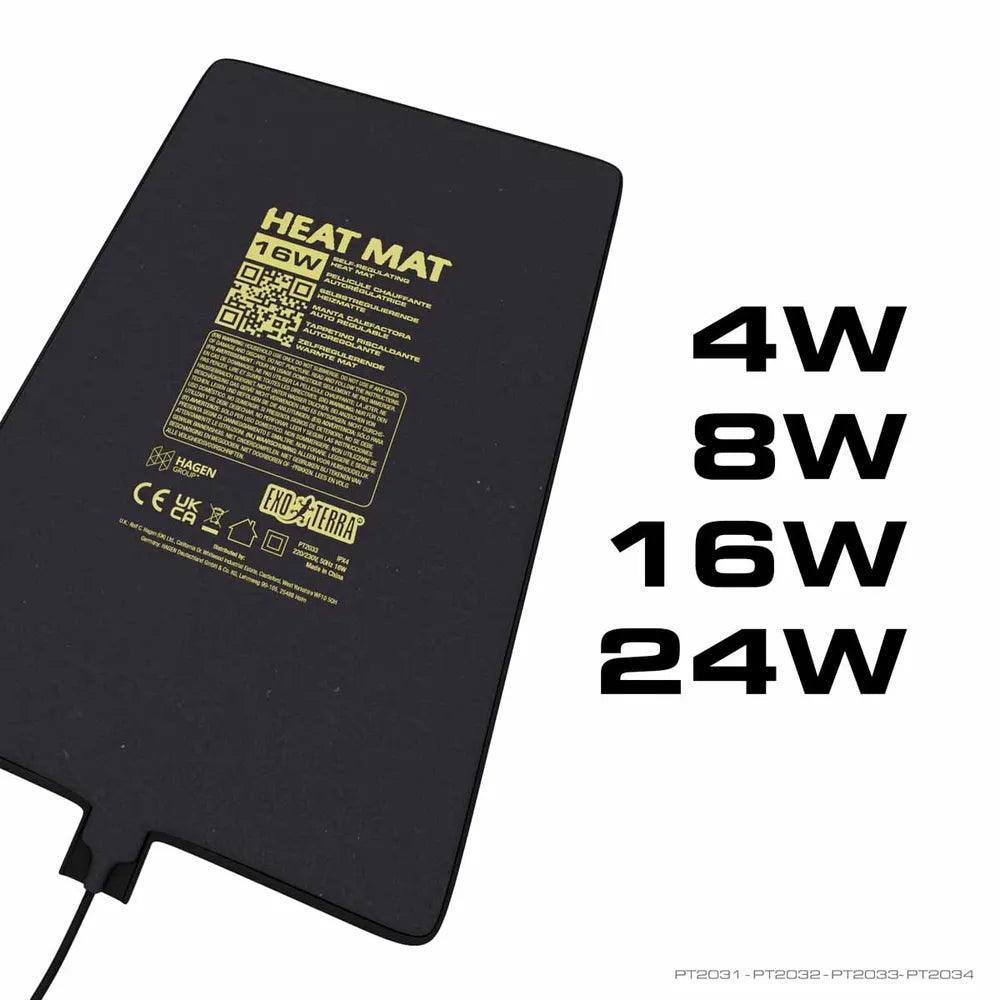 Exo Terra Heat Mat PTC – Självreglerande värmematta (4–24W)