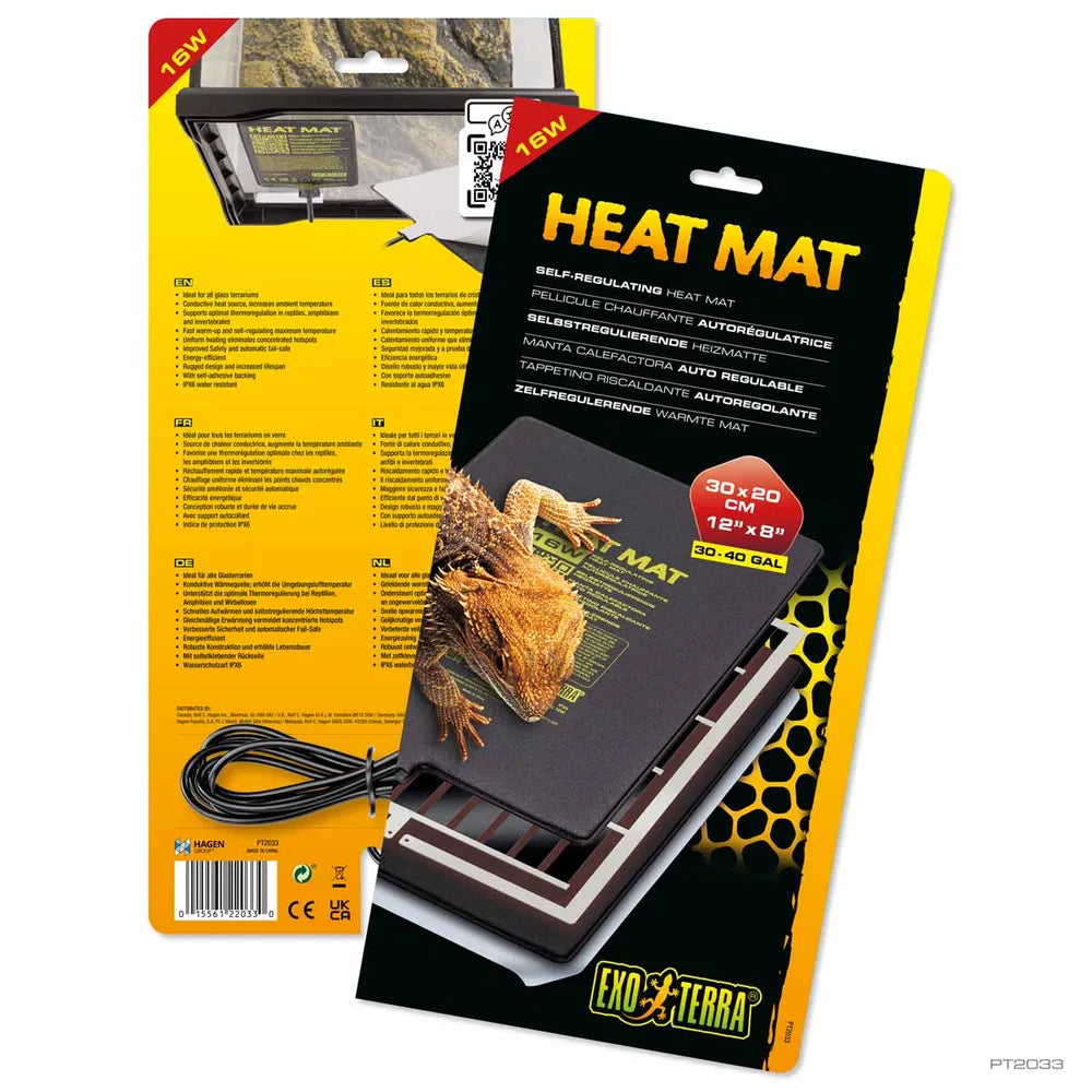 Exo Terra Heat Mat PTC – Självreglerande värmematta (4–24W)
