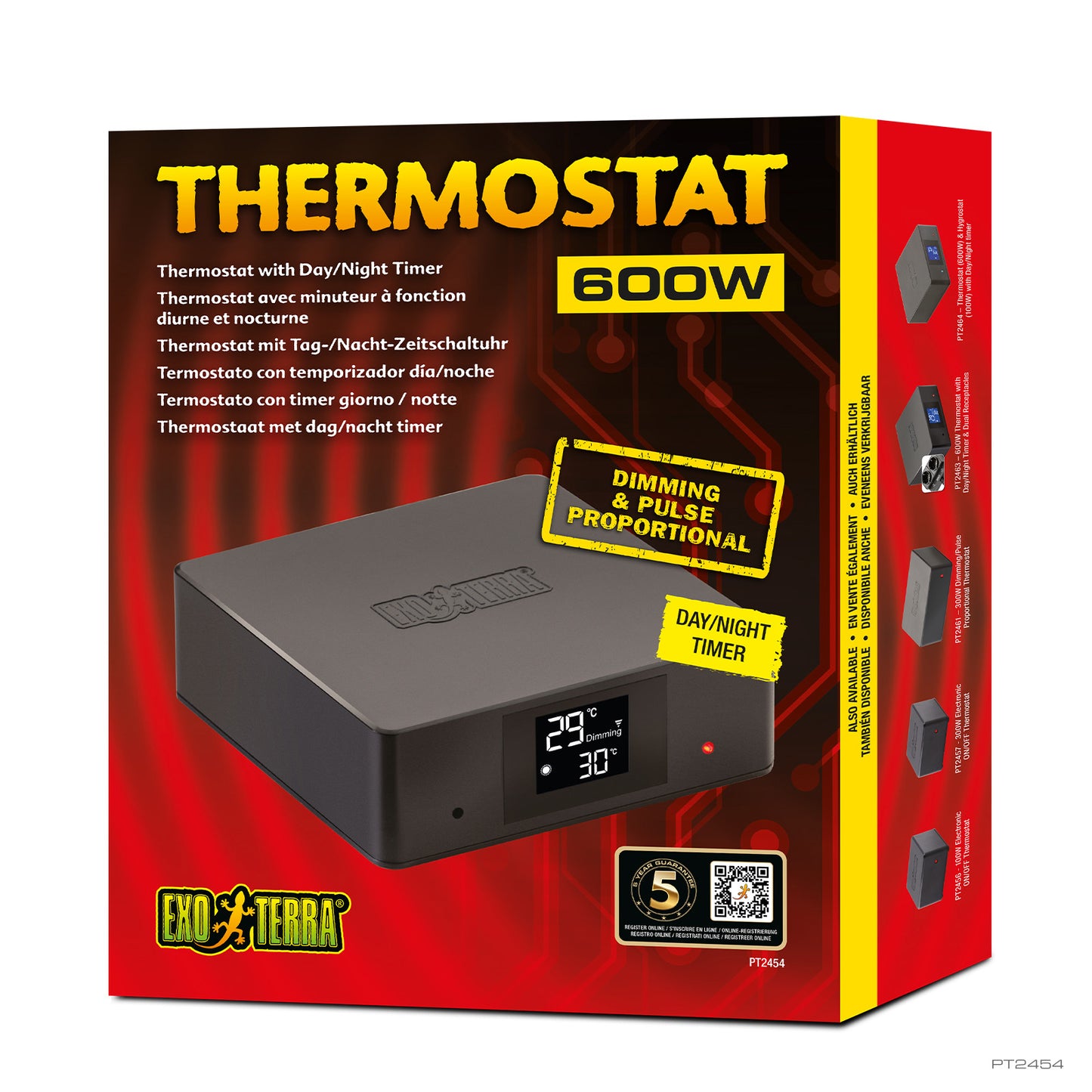 ExoTerra Thermostat 600W Dimming & Pulse