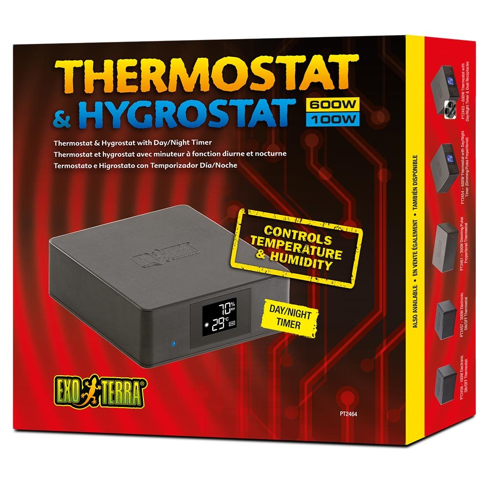 ExoTerra Thermostat & Hygrostat 600W