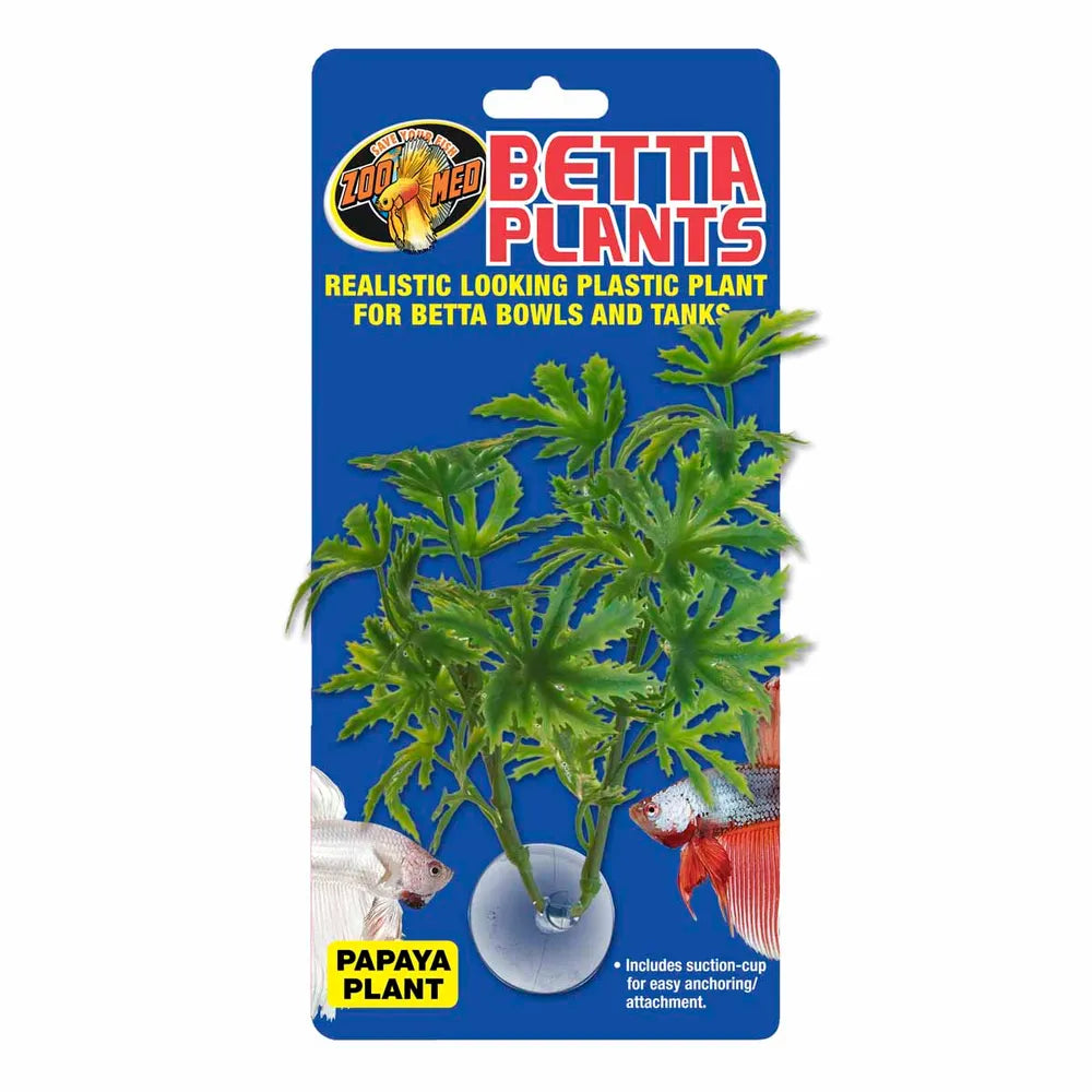 Zoo Med Betta Plant Papaya – Plastväxt med sugkopp ca.13cm